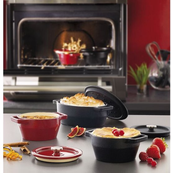 PYREX Cocotte Ronde 2,1 L Classic - Plat à Four En Verre Résistant