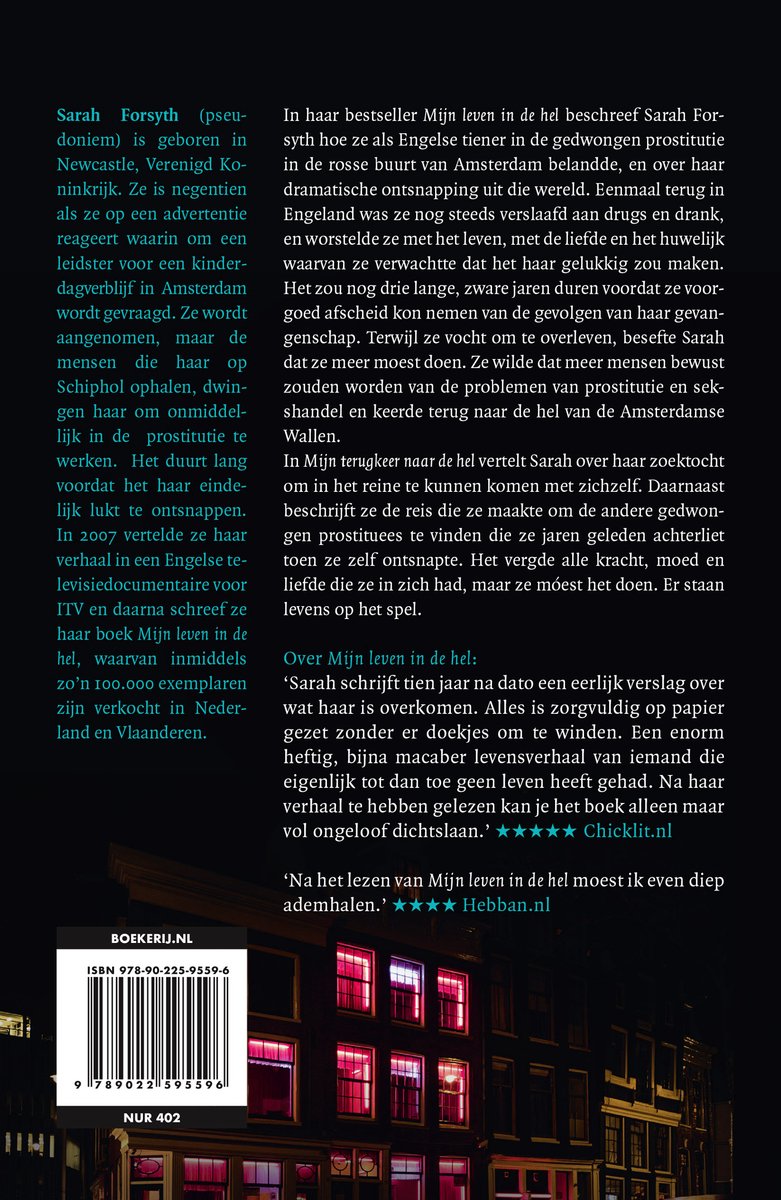 Mijn terugkeer naar de hel - back cover