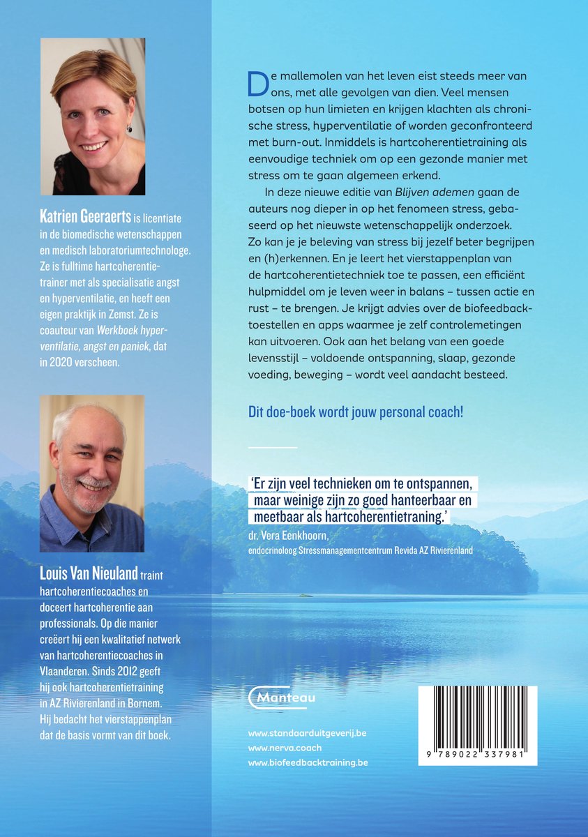 Blijven ademen - back cover