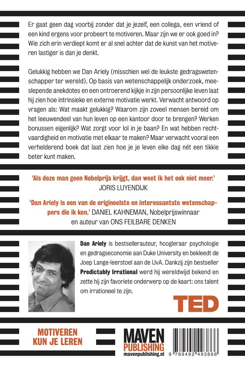Motivatie - back cover