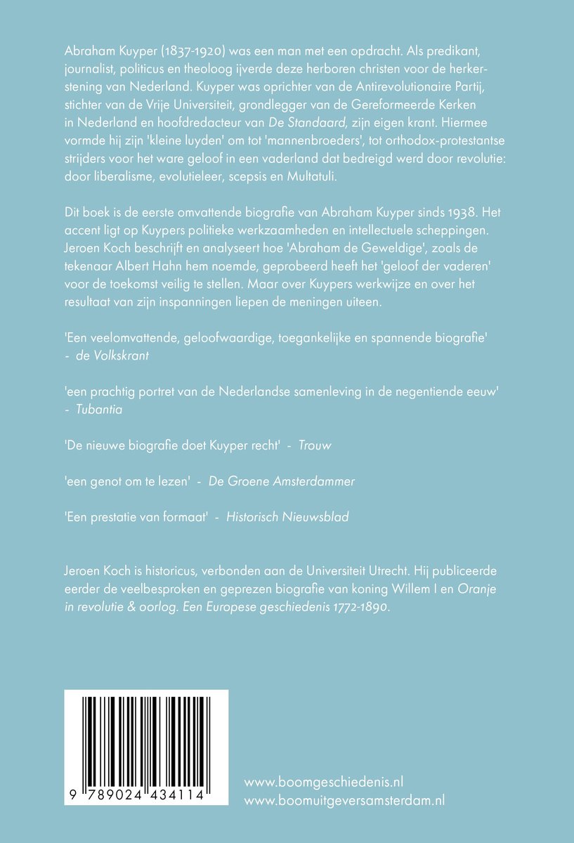 Abraham Kuyper Jeroen Koch 9789024434114 Boeken Bol abraham-kuyper-jeroen-koch-9789024434114-boeken-bol