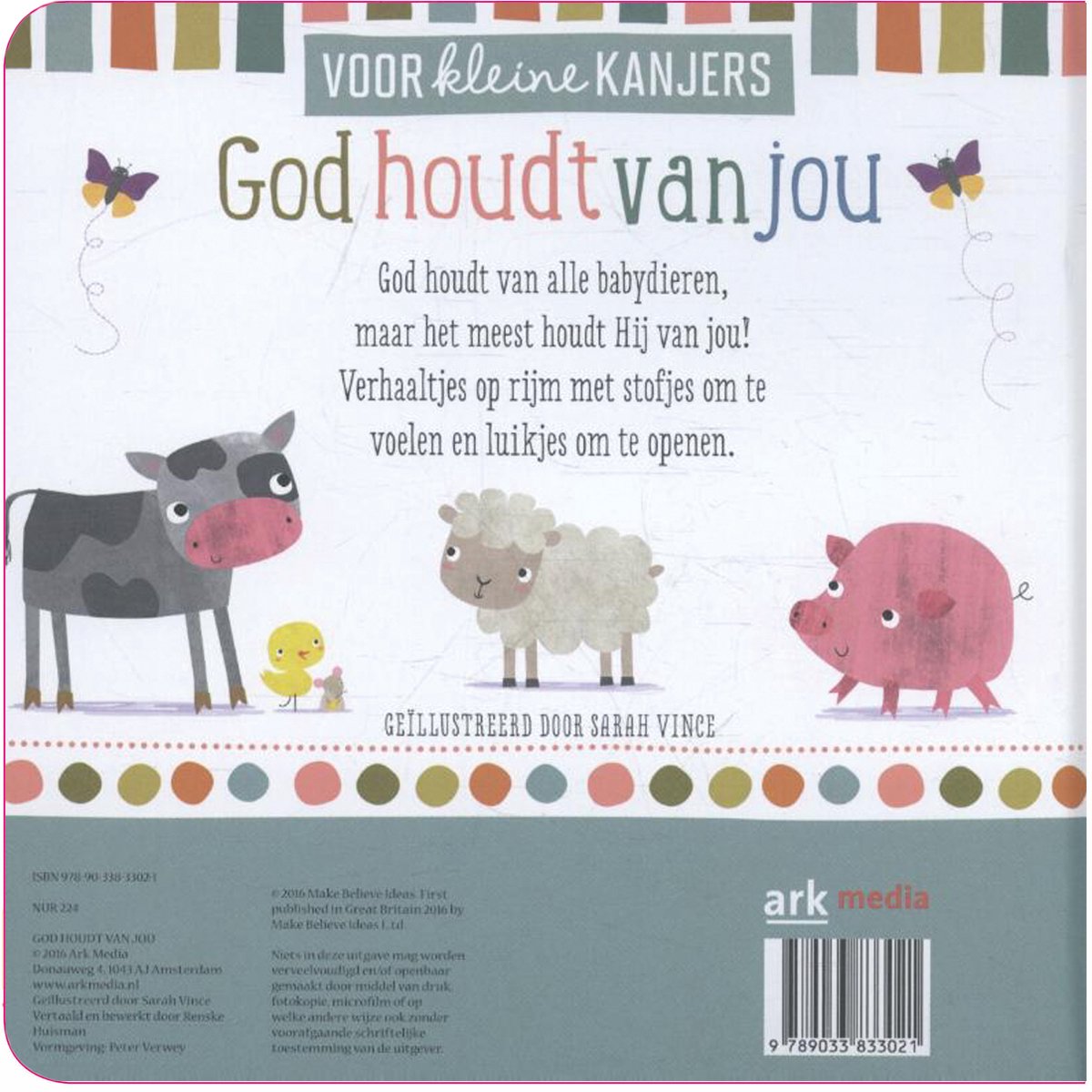 Voor kleine kanjers - God houdt van jou - back cover