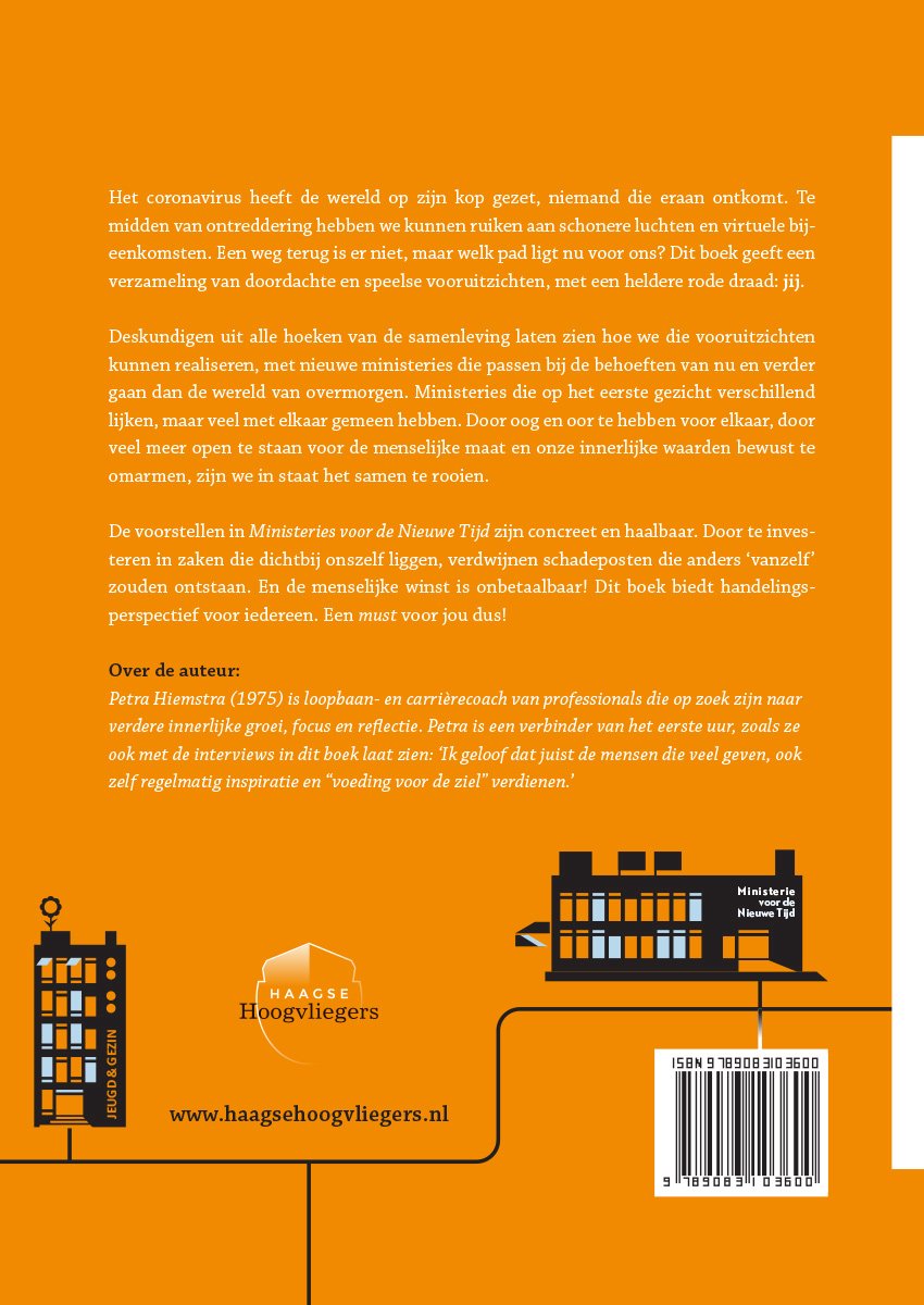 Haagse Hoogvliegers 1 - Ministeries voor de Nieuwe Tijd - back cover