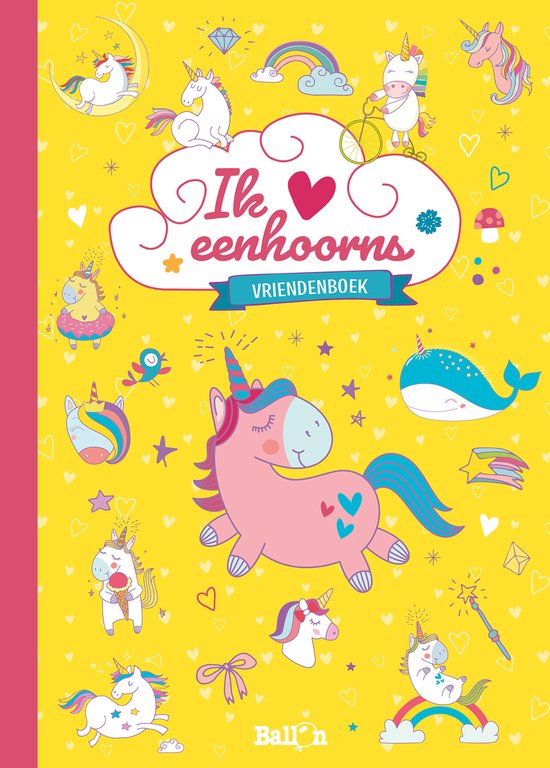 Ballon Kids - Ballon Media N.V. Vriendenboek Eenhoorns. 4+