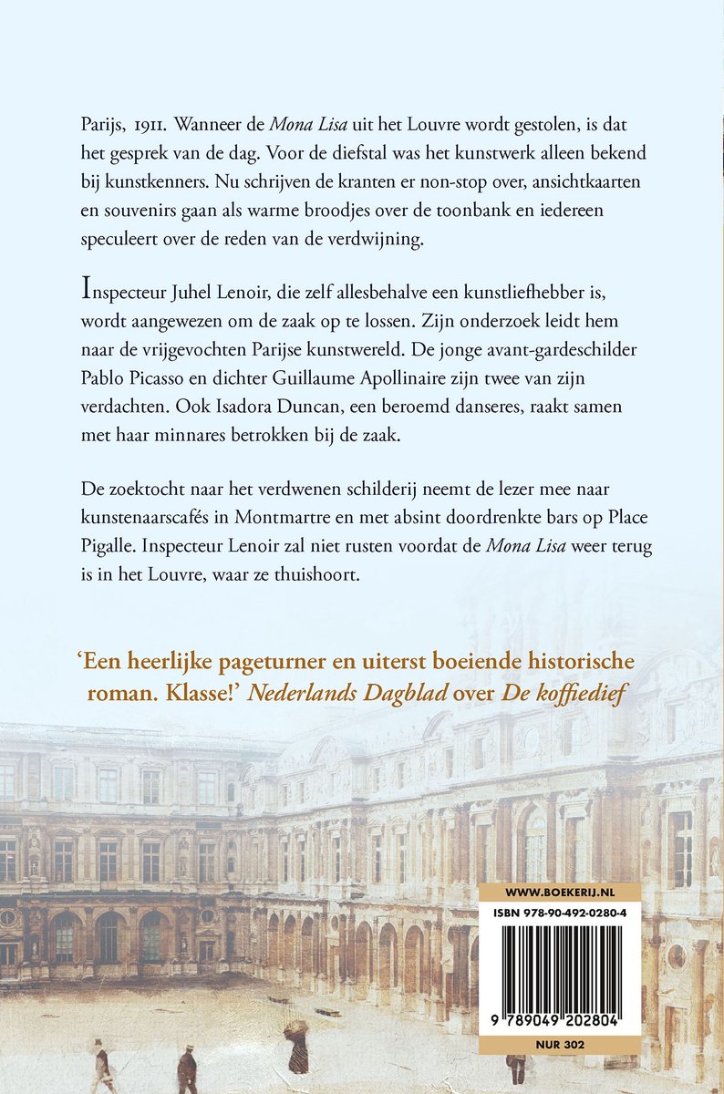 De gestolen glimlach - back cover