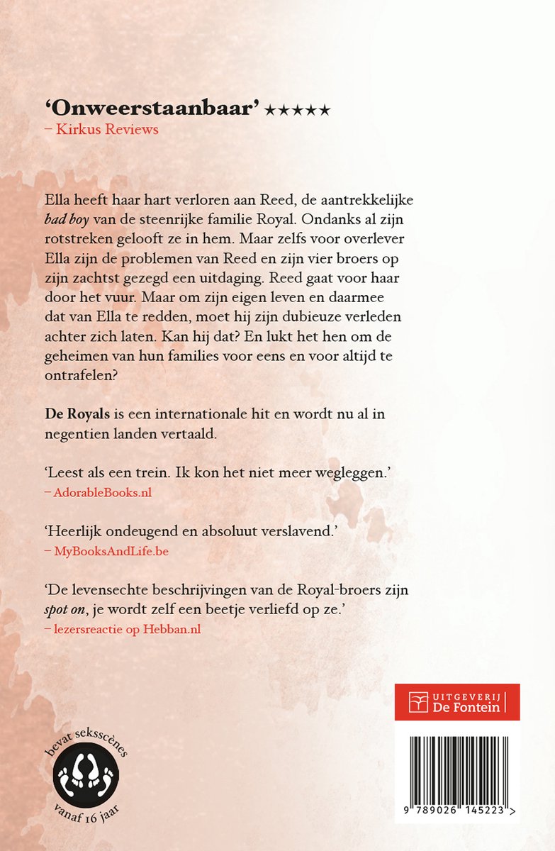 De Royals 3 - Geheimen - back cover