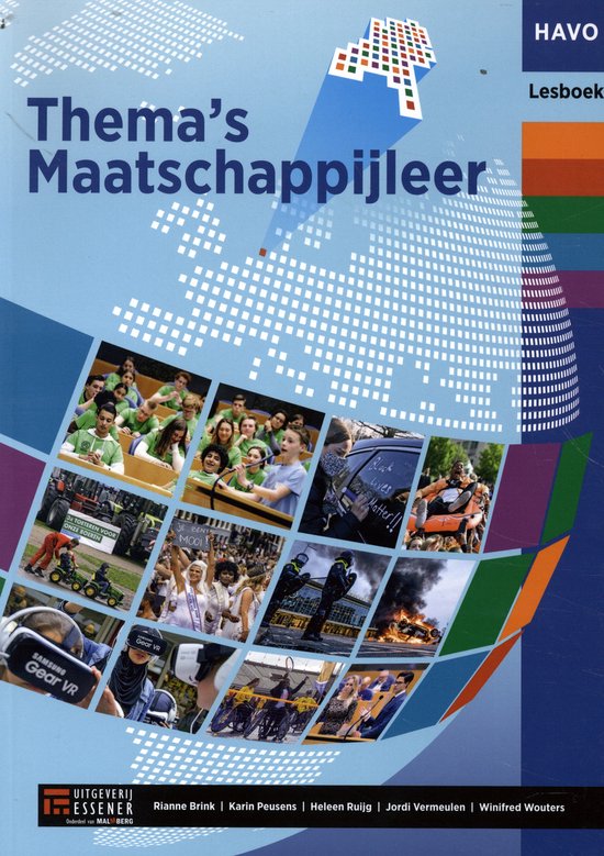 Thema's Maatschappijleer HAVO lesboek - cover