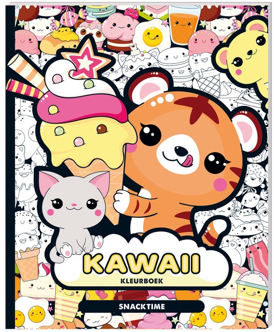 Kawaii Kleurboek - Snacktime - cover
