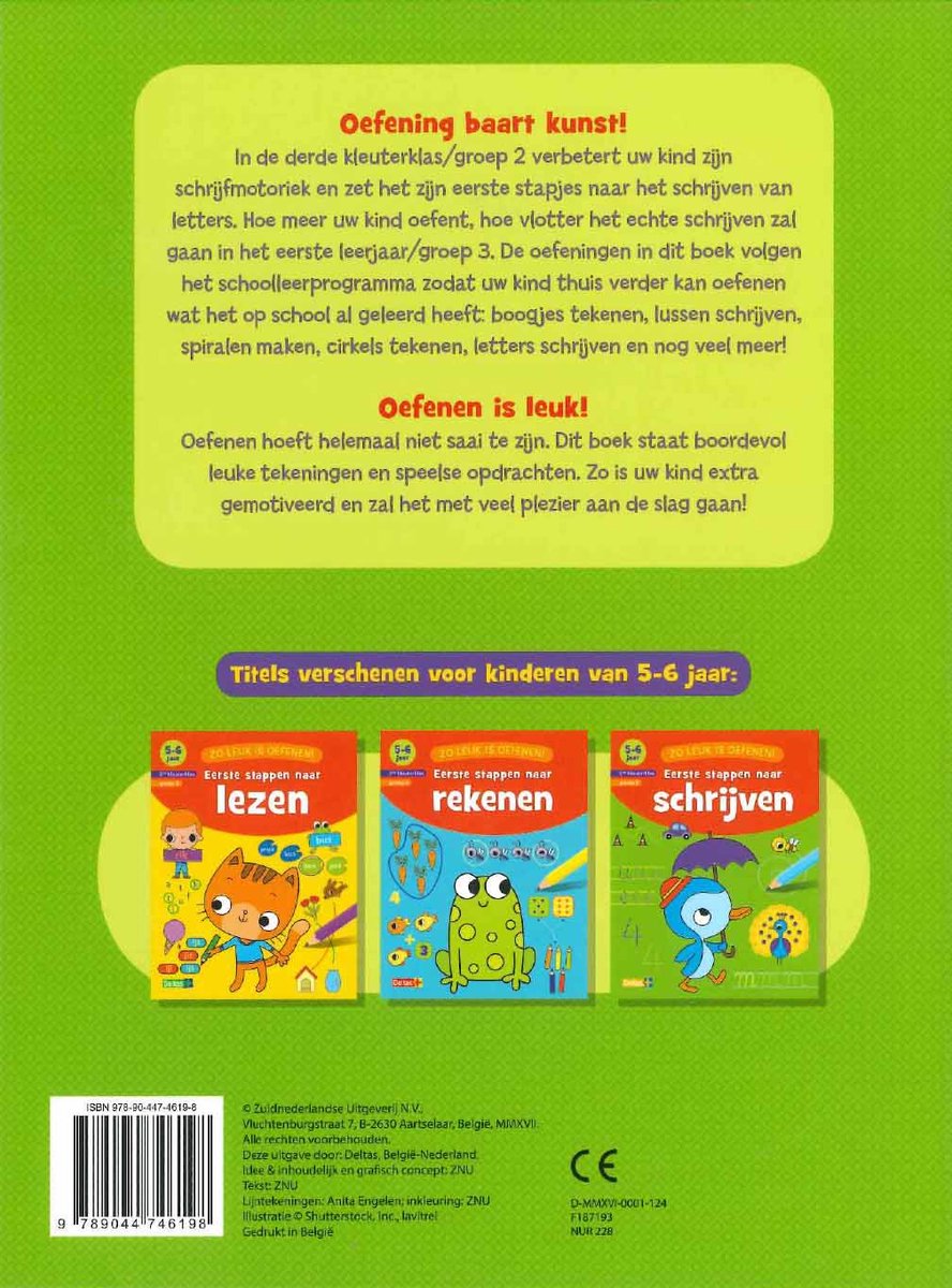 Boek Zo Leuk Is Oefenen Schrijven 5-6 Jaar - back cover
