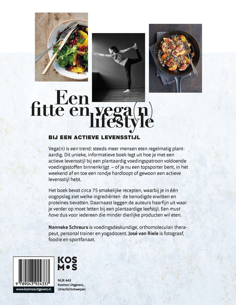 Vega(n) food voor sporters - back cover