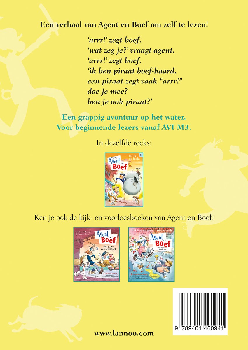 Agent & Boef - De grap van boef-baard - back cover
