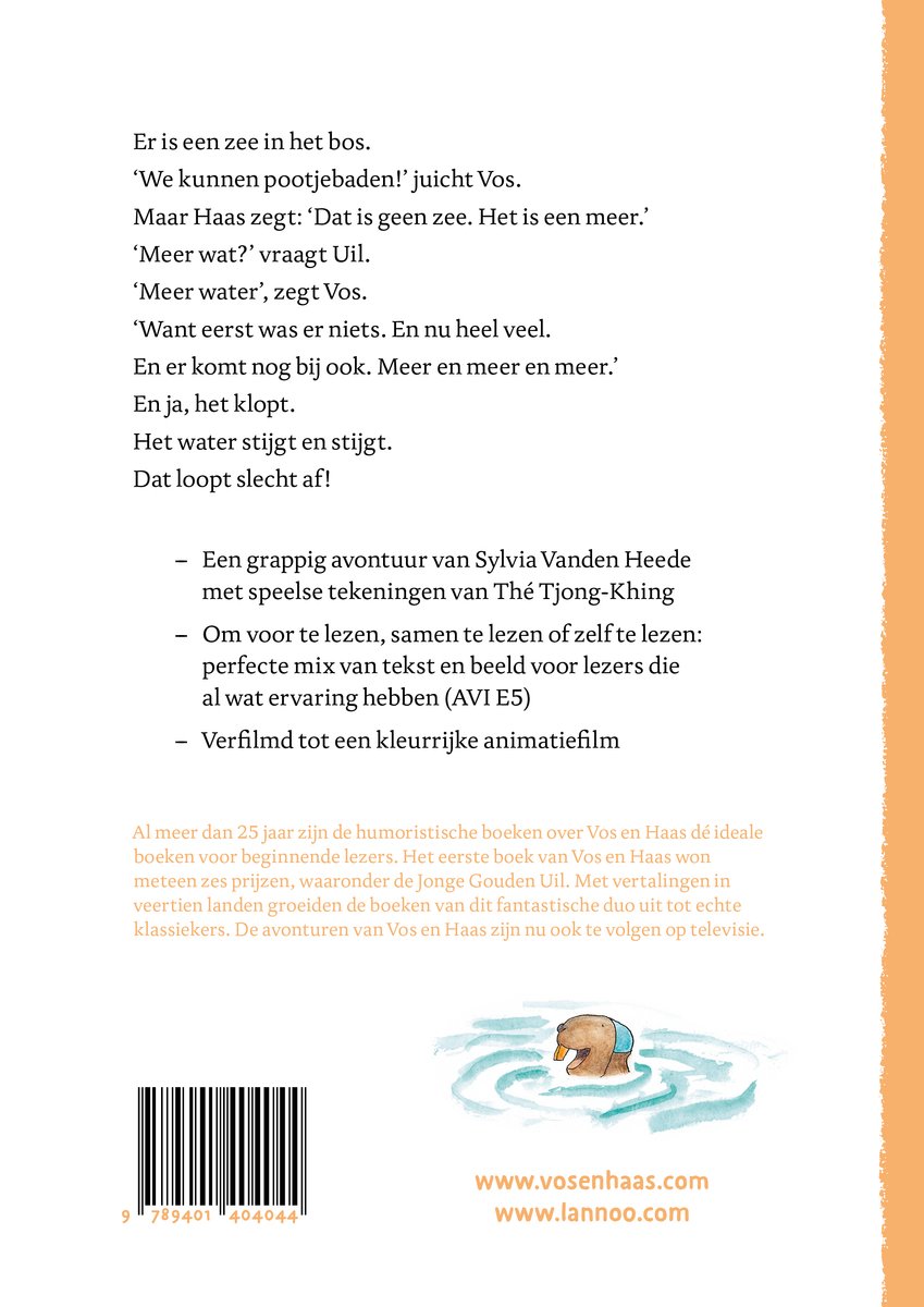 Vos en Haas - Vos en Haas redden het bos - back cover