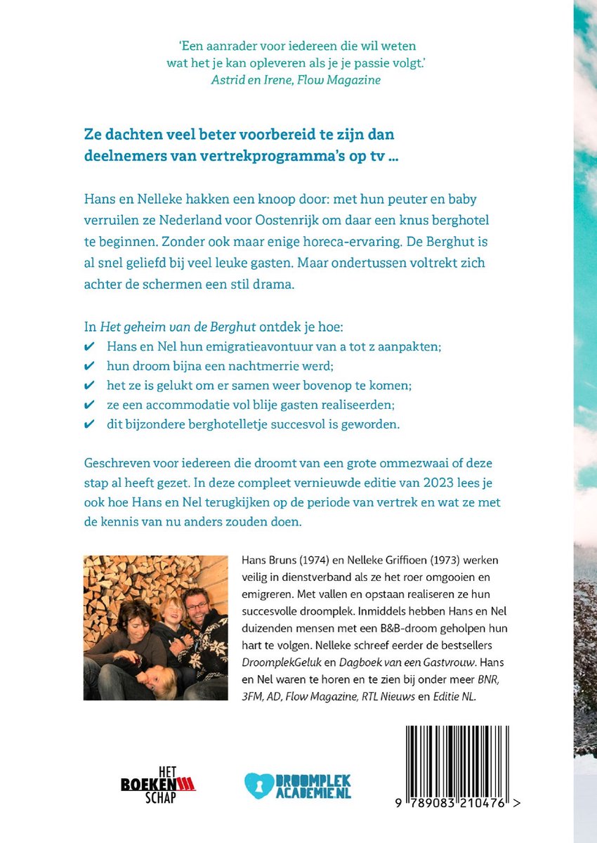 Het geheim van de Berghut - back cover