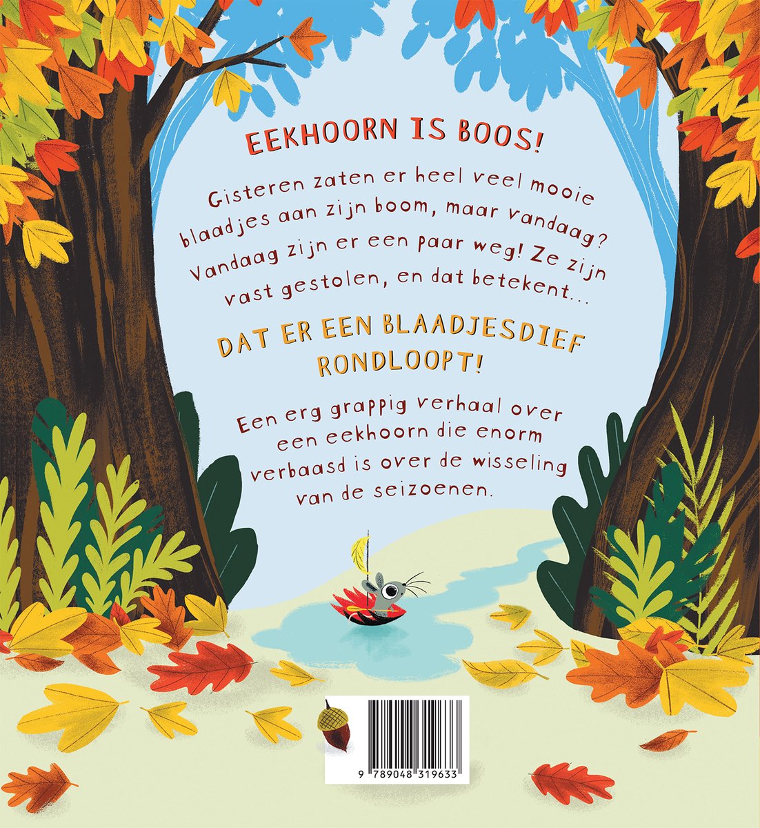 De blaadjesdief - back cover