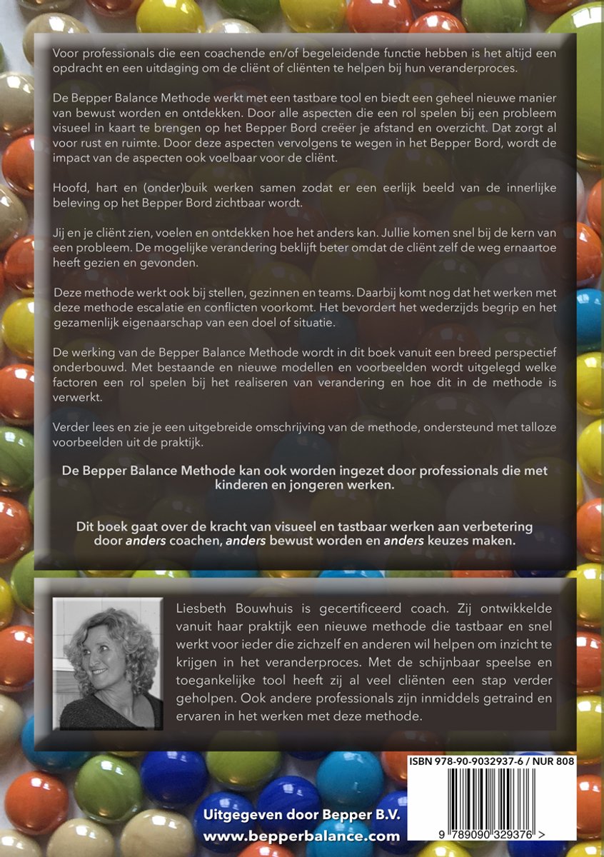 Anders coachen met de Bepper Balance Methode - back cover