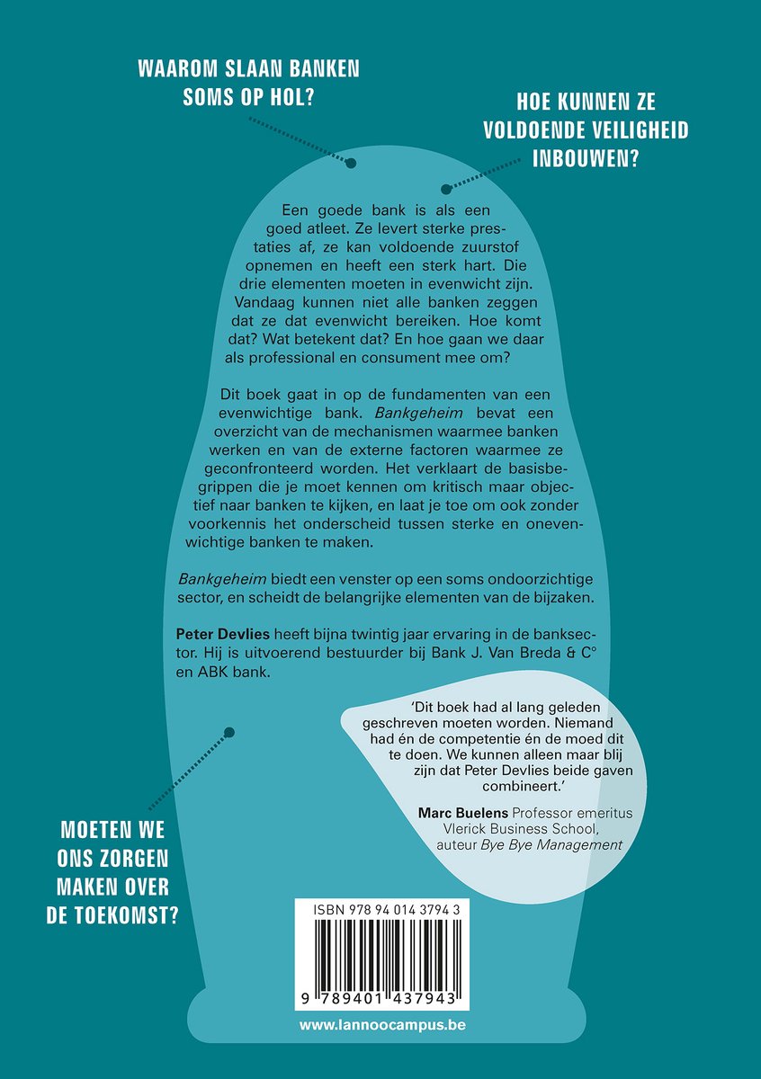 Bankgeheim - back cover