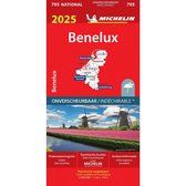 Nationale kaarten Michelin - Michelin Wegenkaart 795 Benelux 2025 Scheurvast