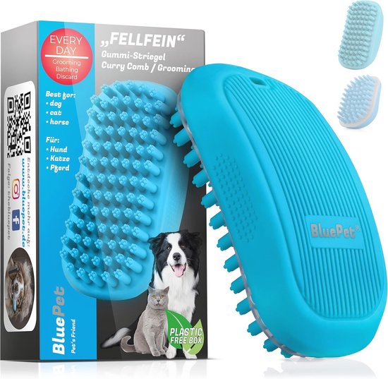 Hondenbadborstel, hondenwasborstel, shampooborstel met