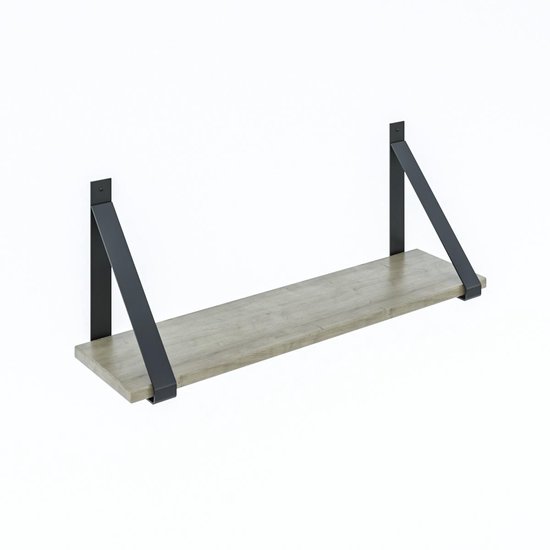 Gorillz Wagon 38 - Porte-tablettes industriels - Acier noir - 2 pièces