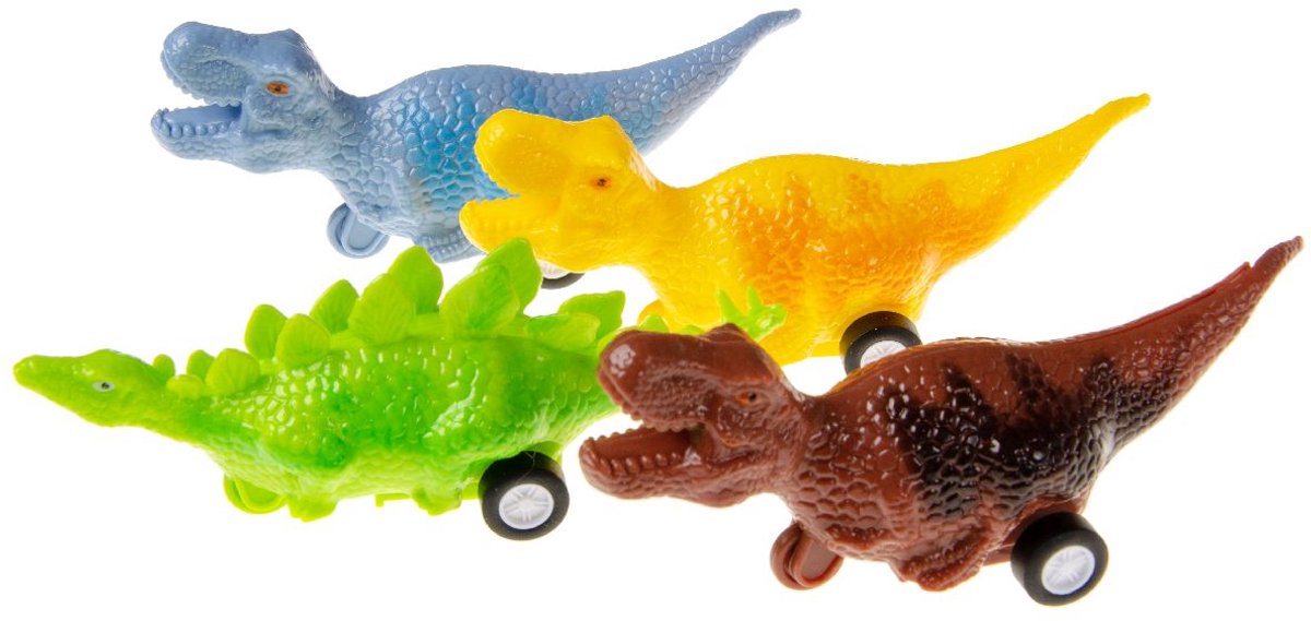 Duckiez Pull Back Dinosaurus - 1 stuk