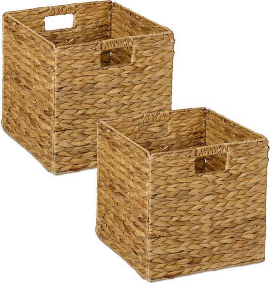 Hangmand Van Henneptouw - Hangmand Voor De Tuin - Rotan Rieten Mand Plant Opbergdeken Mini Hennepmand Opslag Hangende Mand Plantenstandaard Bloempot Decoratie