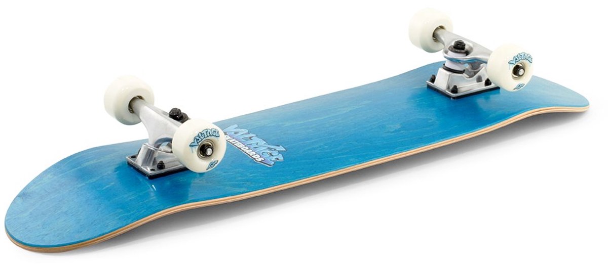 Voltage Graffiti Logo Skateboard Blauw