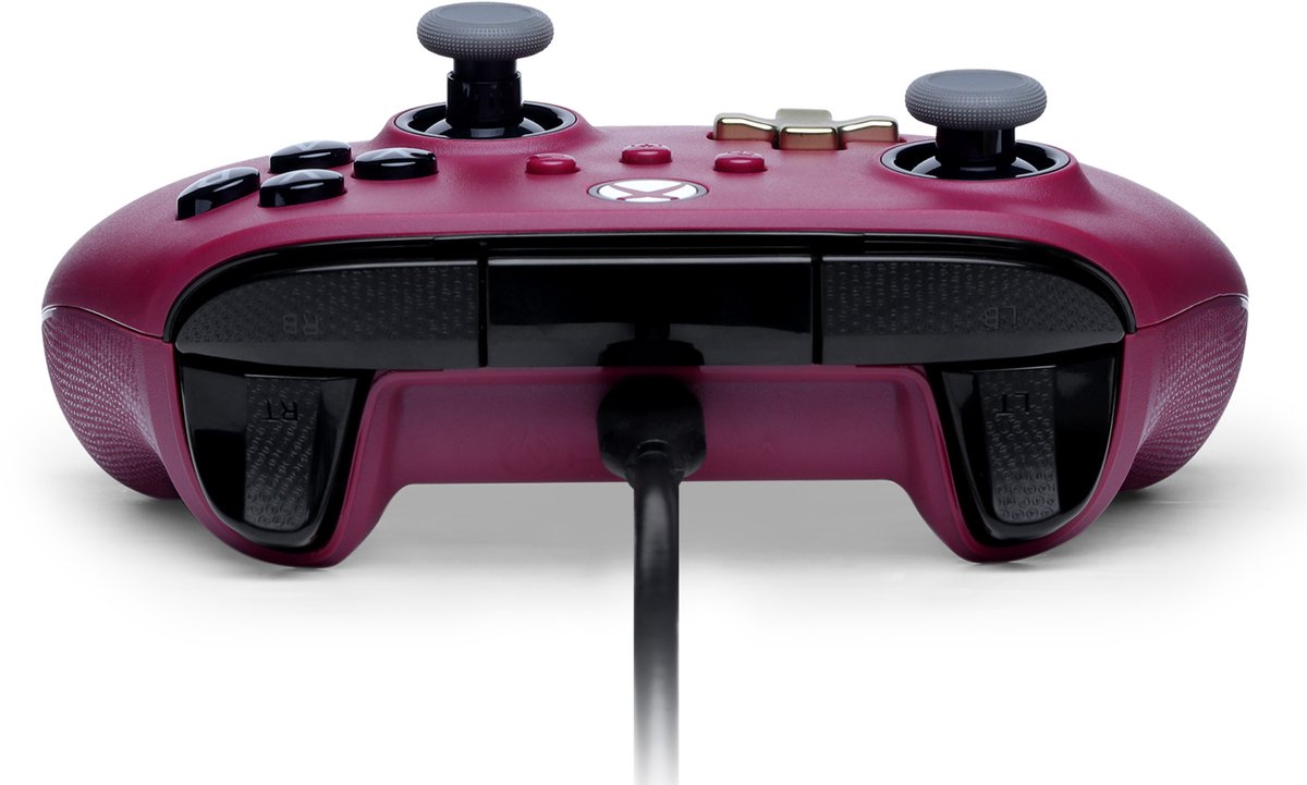 PowerA Advantage Bedrade Controller - Xbox Series X|S - Ruby Wine - 3m USB-kabel – foto 5