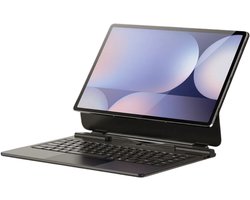 Dux Ducis - Toetsenbord hoes geschikt voor Samsung Galaxy Tab S10 Ultra / S9 Ultra / S8 Ultra - QWERTY - Tablet toetsenbord met touchpad en Toetsenbordverlichting - Zwart