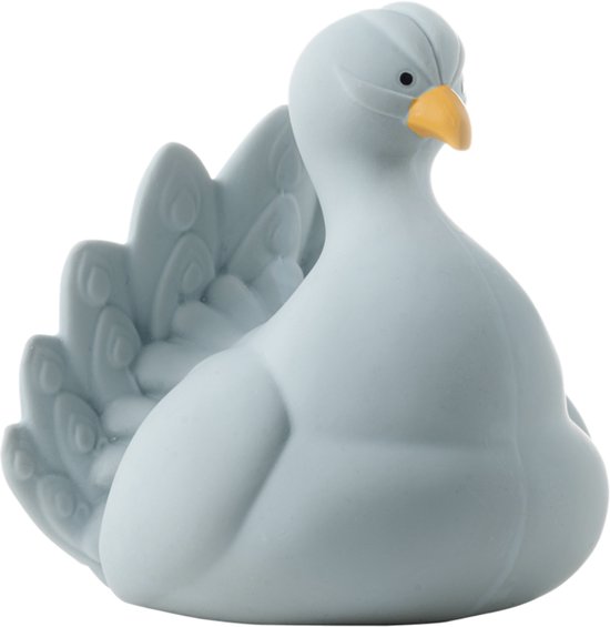 Natruba - Bad- en Bijtspeelgoed - Pauw - Licht blauw