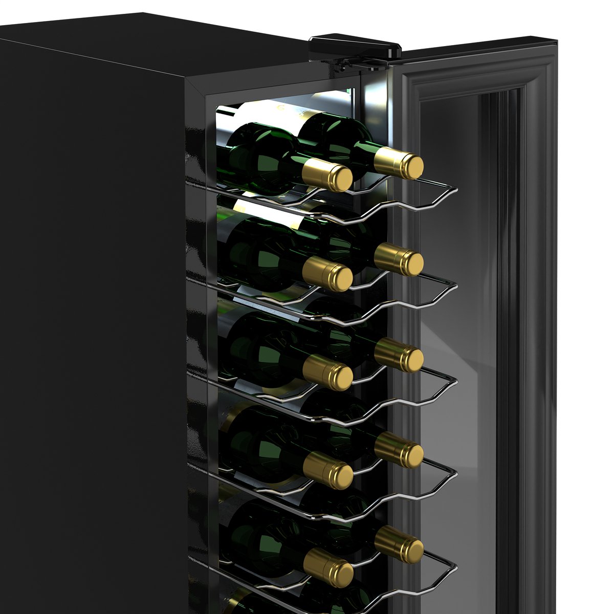 Klarstein Wijnkoelkast 41L Geruisloos met Glazen Deur - afbeelding 3