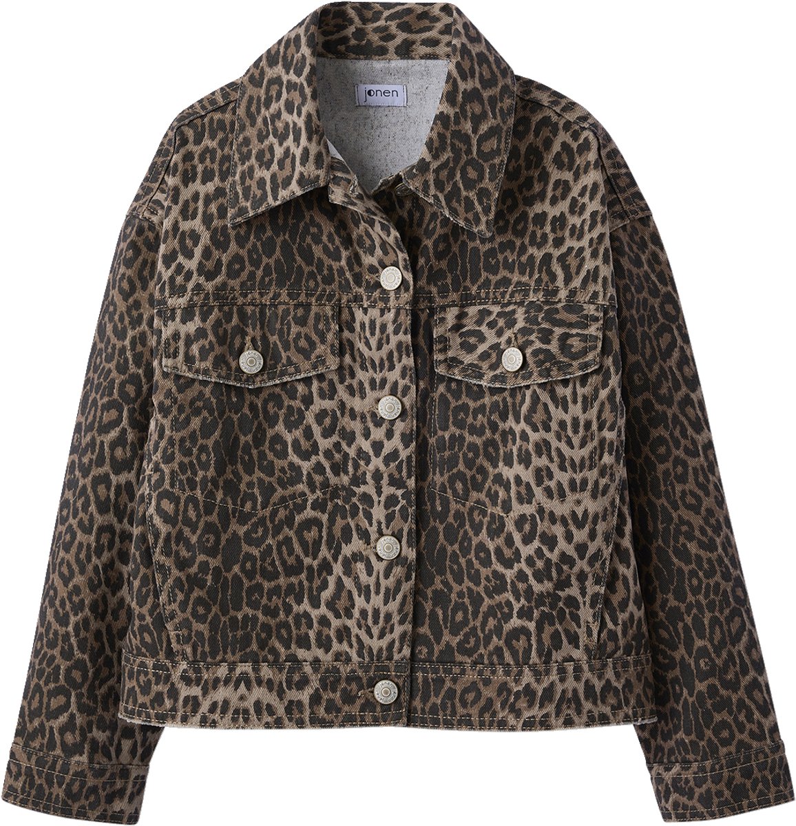 Jonen Oversized luipaardjas JONEN