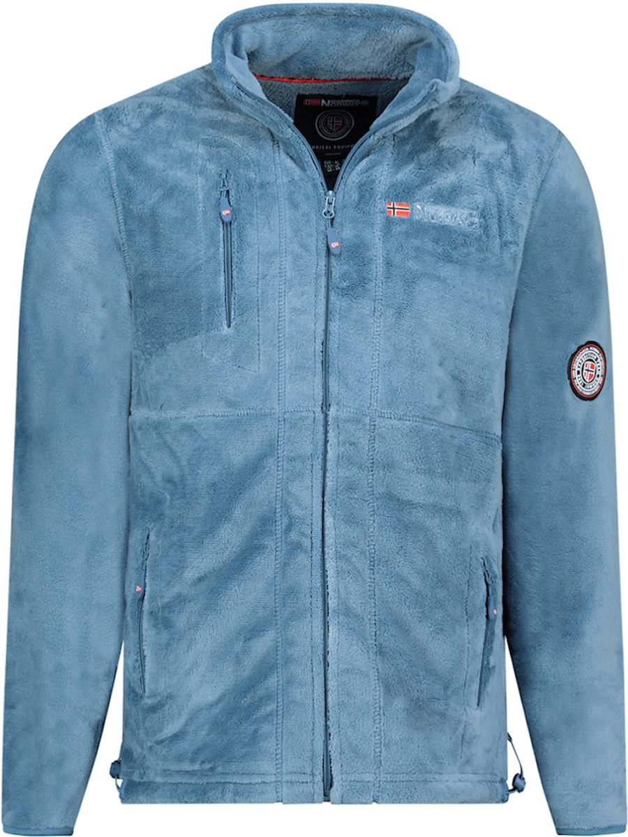 Geographical Norway Fleece Vest Upload Met Rits Heren Petrol - M