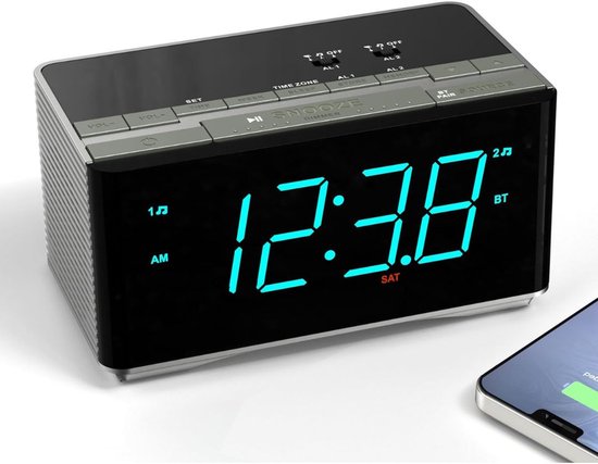 Klokradio met Wekker - Digitale Wekker - Wekkerradio