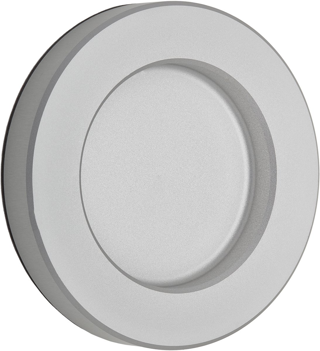 Schuifdeurgreep TEYO zilver geanodiseerd Ø 70 x 10 mm zelfklevend (3M VHB) Meubelgreep inox schaalgreep voor glasdeuren & kamerdeuren Glasdeurgreep voor vastlijmen door van SOTECH