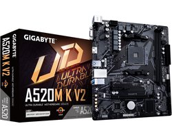 GIGABYTE A520M K V2 - Moederbord - Micro ATX - AMD A520 - Socket AM4