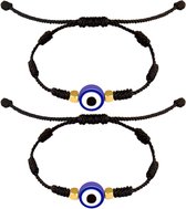Armbanden voor het boze oog handgemaakt verstelbaar armband geluk nylon touw voor vrouwen mannen meisjes en jongens van SAVITA.