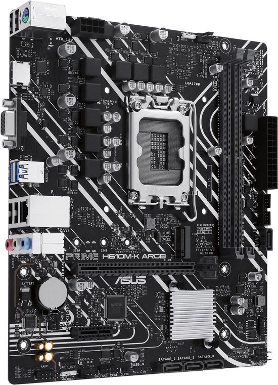 ASUS PRIME H610M-K ARGB H610 LGA 1700 micro ATX (5/8)