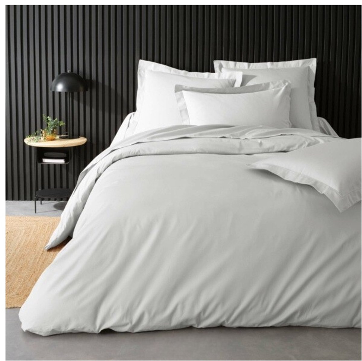 Effen Percale Dekbedovertrek - Luxe en Comfort Beddengoedset