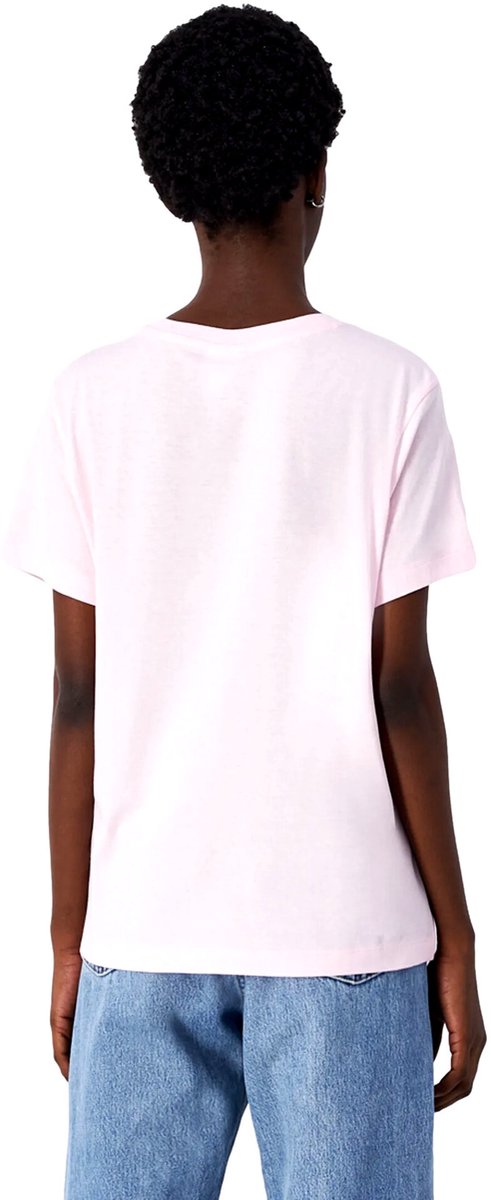 Champion Tonal Big Logo Jersey Shirt Dames Lichtroze