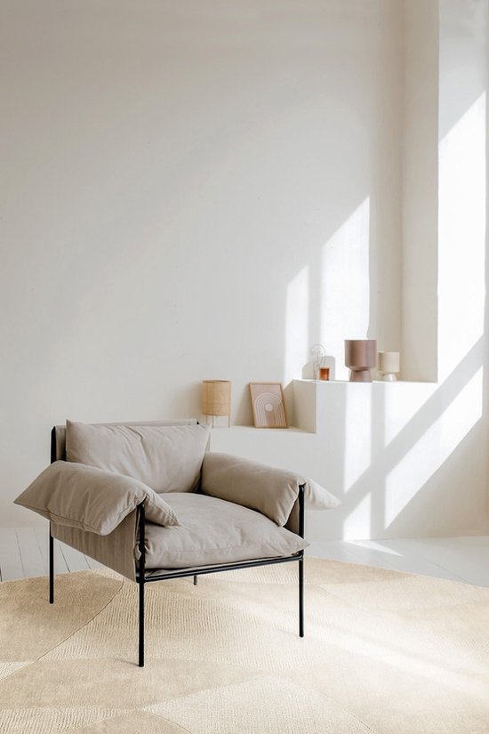 Tapis Acsento Piana Stone White - taille 200 x 290 cm