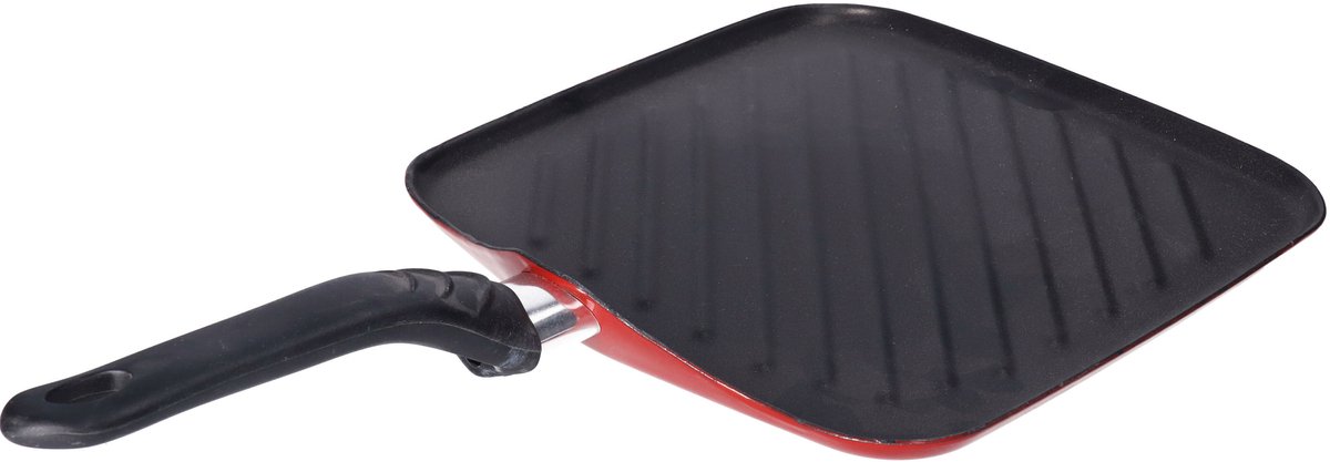Gerimport Grillpan Rosso 49 X 27,5 X 7,5 Cm Rvs Zwart
