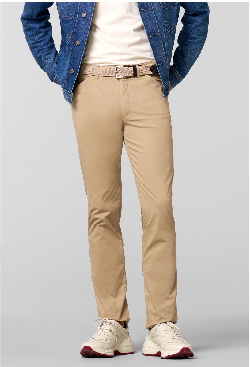 Meyer - Broek Camel Meyer 332 Chicago Pantalons Camel 1-5064