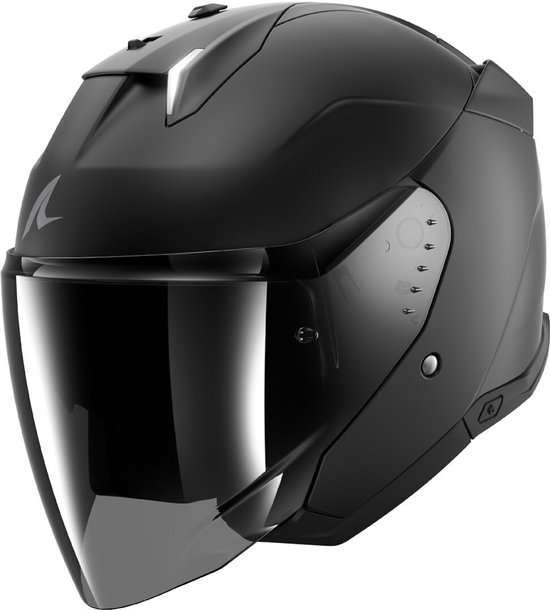 Shark Skwal i3 Jet Dark Shadow Mat Zwart KMA Jethelm - Helm