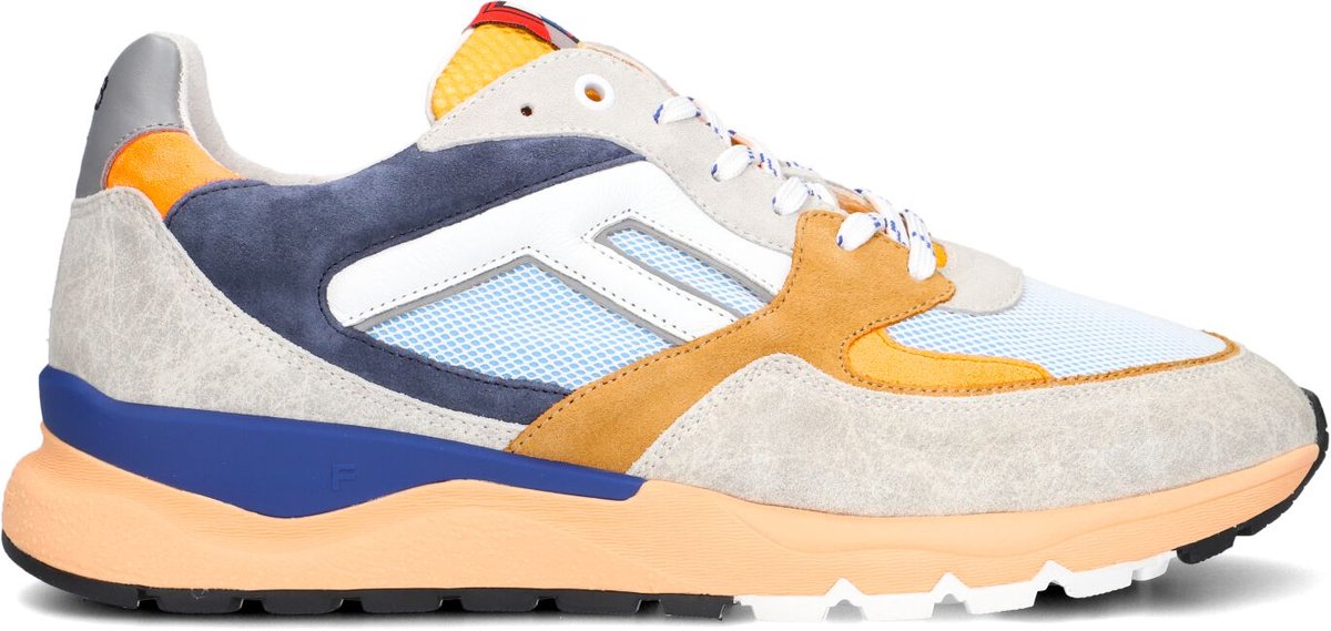 Floris van Bommel DE TREENER 01.10 - Lage sneakersHeren sneakersVrije tijdsschoenen - Kleur: Blauw - Maat: 40.5