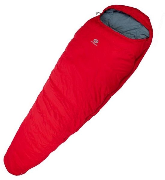 SirJoseph mummyslaapzak Trekking Rimo III 600 - links 200 cm - Rood van SirJoseph — afbeelding 4