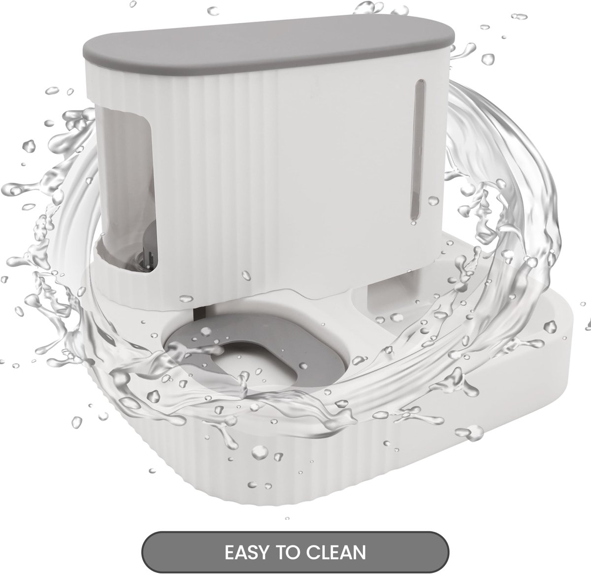 Afbeelding 2 van Belle Vous Automatische Zwaartekracht 2 in 1 DierVoer & Water Dispenser - 850 ml Capaciteit - Voedselkom voor Grote & Kleine Honden, Katten, Kittens & Puppy’s - Makkelijk Reinigen, Droogvoer Geschikt