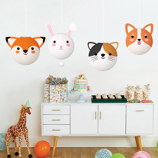 LUQ - Kat - Lampion - Sint Maarten - Lampionstokje - Zonder - Lichtje - Dieren - TrekLampion - Papier - Kind - 1 Stuk van LUQ — afbeelding 4