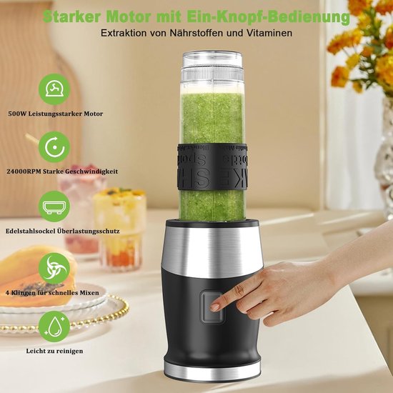 Milkshake Machine - Smoothie Maker van Bourgini — afbeelding 2