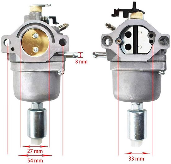 Geschikt voor 799727 Carburateur voor Briggs & Stratton 794572 791858 792358 793224 697190 698620 van Hipa — afbeelding 2