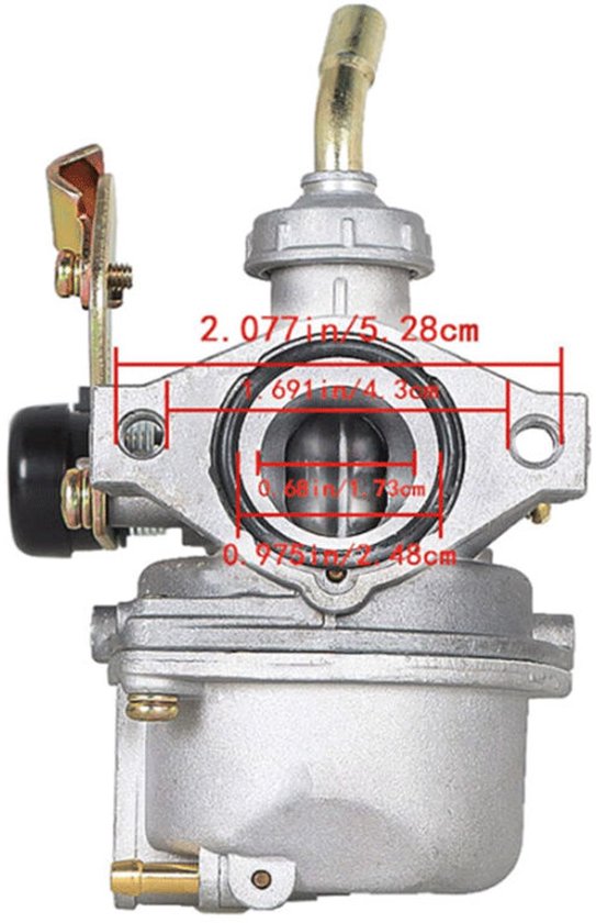 Geschikt voor Carburateur voor Sportsman 90 Polaris Outlaw 50 90 (2007 - 2014) - Onderdeelnummer: 0454886 van Merkloos	 — afbeelding 2